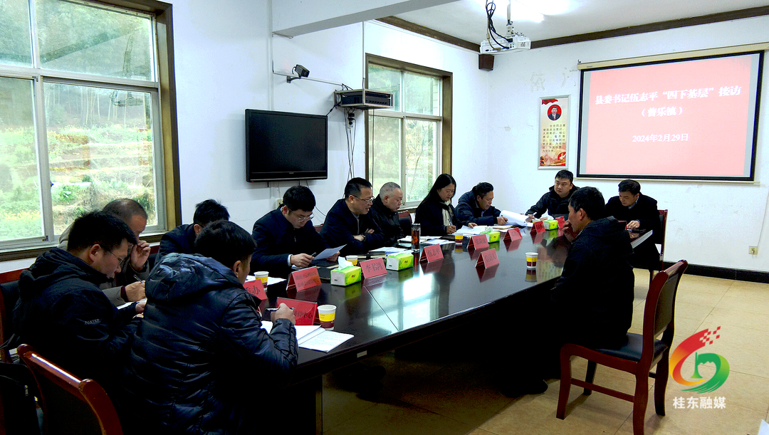 伍志平到普乐镇开展“四下基层”接访