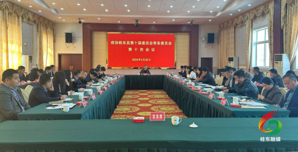 十届县政协常务委员会第十次会议召开