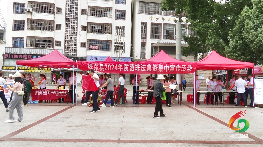 桂东开展2024年防范非法集资宣传月集中宣传活动
