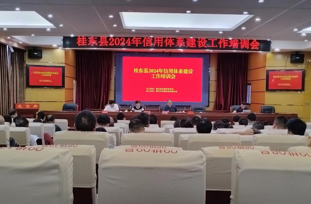 桂东县召开2024年社会信用体系建设工作培训会