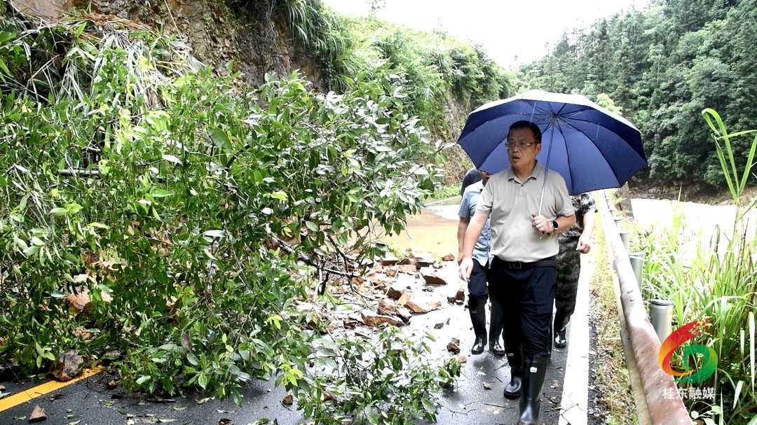 伍志平检查调度青山防汛救灾工作
