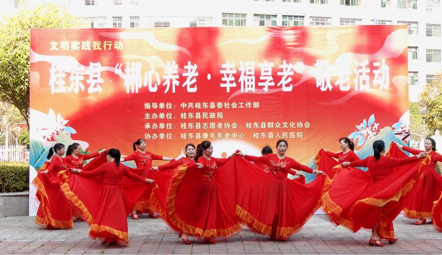 桂东举办“郴心养老 幸福享老”敬老志愿活动