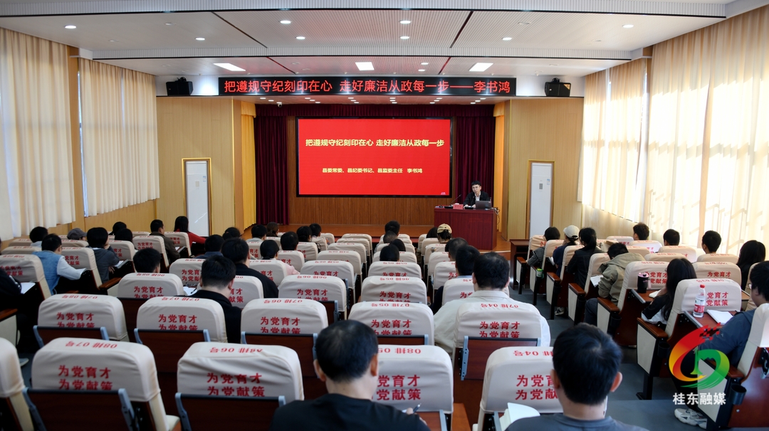桂东县领导为2024年中青班学员授课