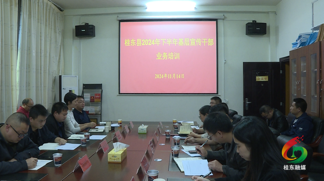 桂东举办2024年基层宣传干部业务培训班