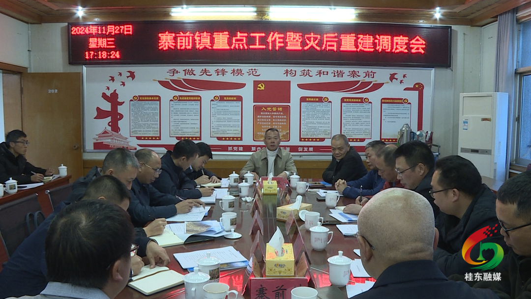 县领导调研寨前镇重点工作