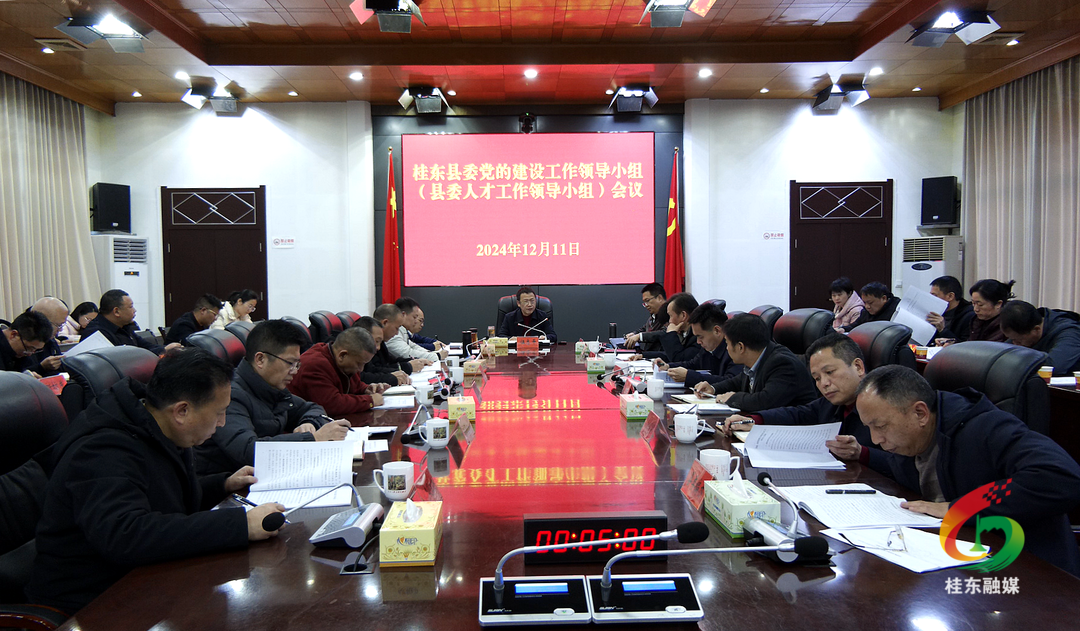 伍志平主持召开县委党的建设工作领导小组会议
