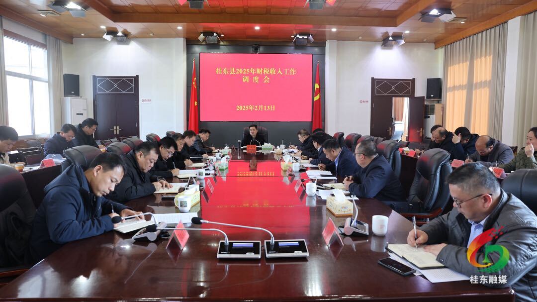 桂东调度2025年财税收入工作