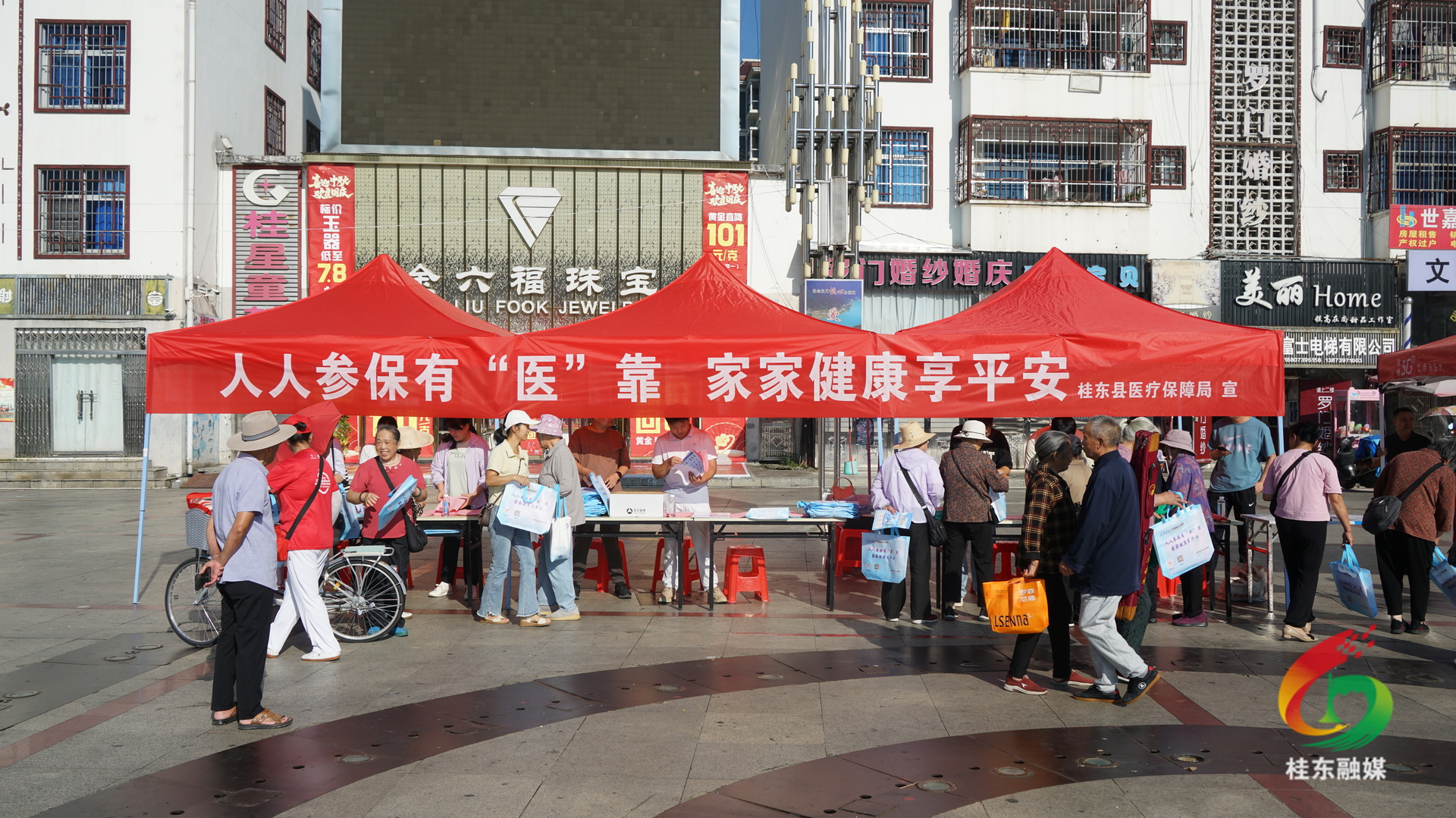 桂东开展医保政策集中宣传活动