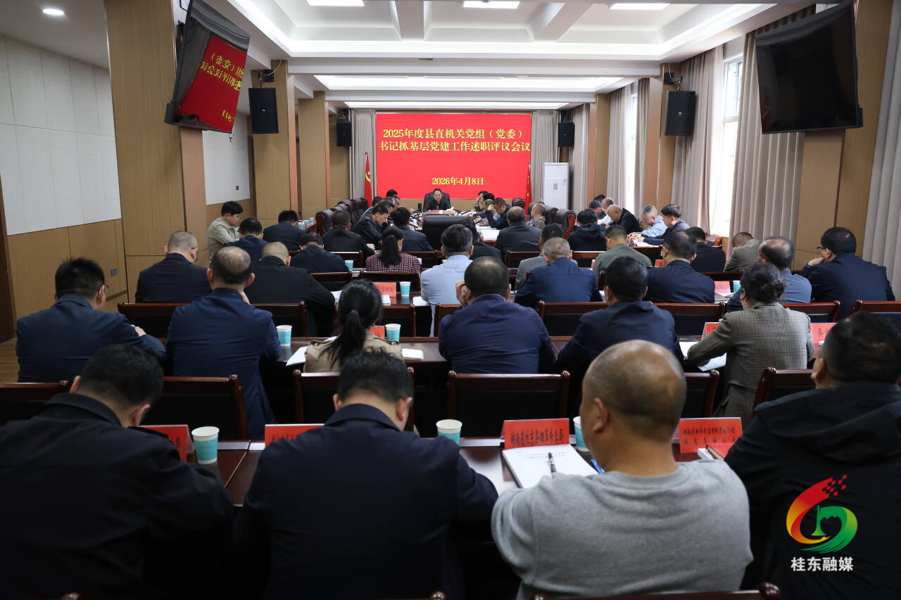 2025年度县直机关党组（党委）书记抓基层党建工作述职评议会议召开
