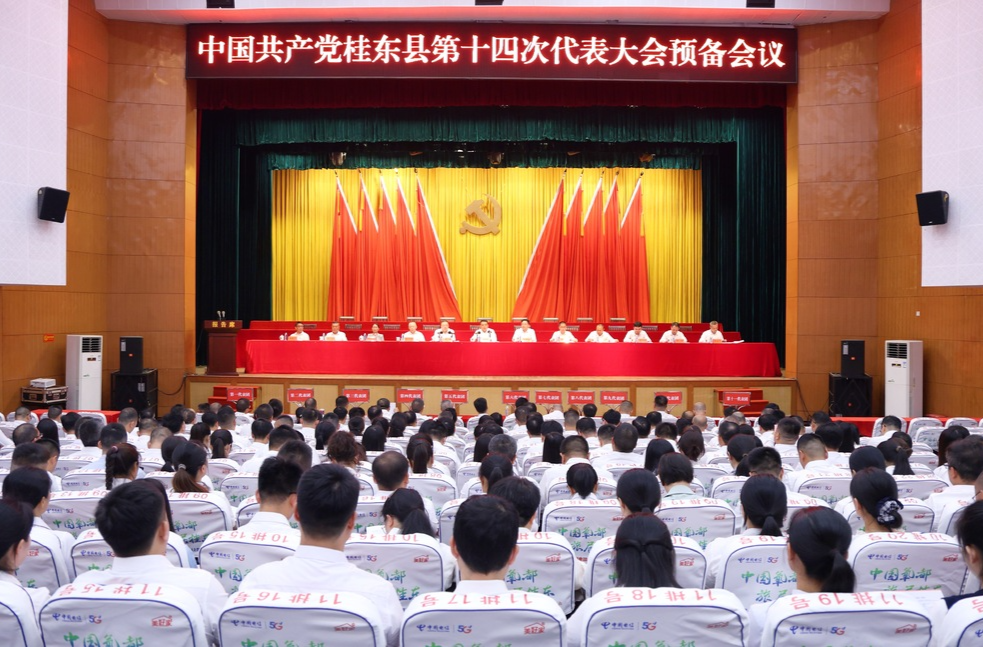 中国共产党桂东县第十四次代表大会召开预备会议