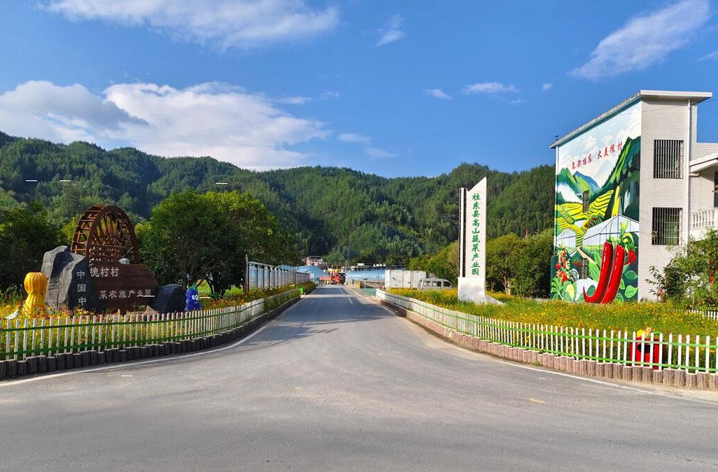 桂东：高山种好“业” 寨前绘富景