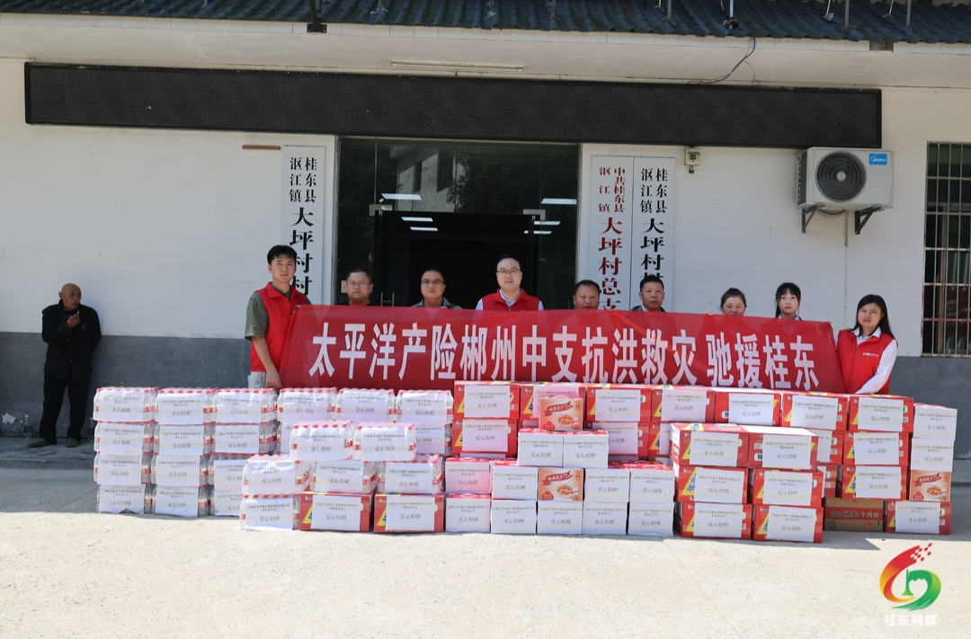 爱心机构企业捐赠物资 助力我县灾后重建