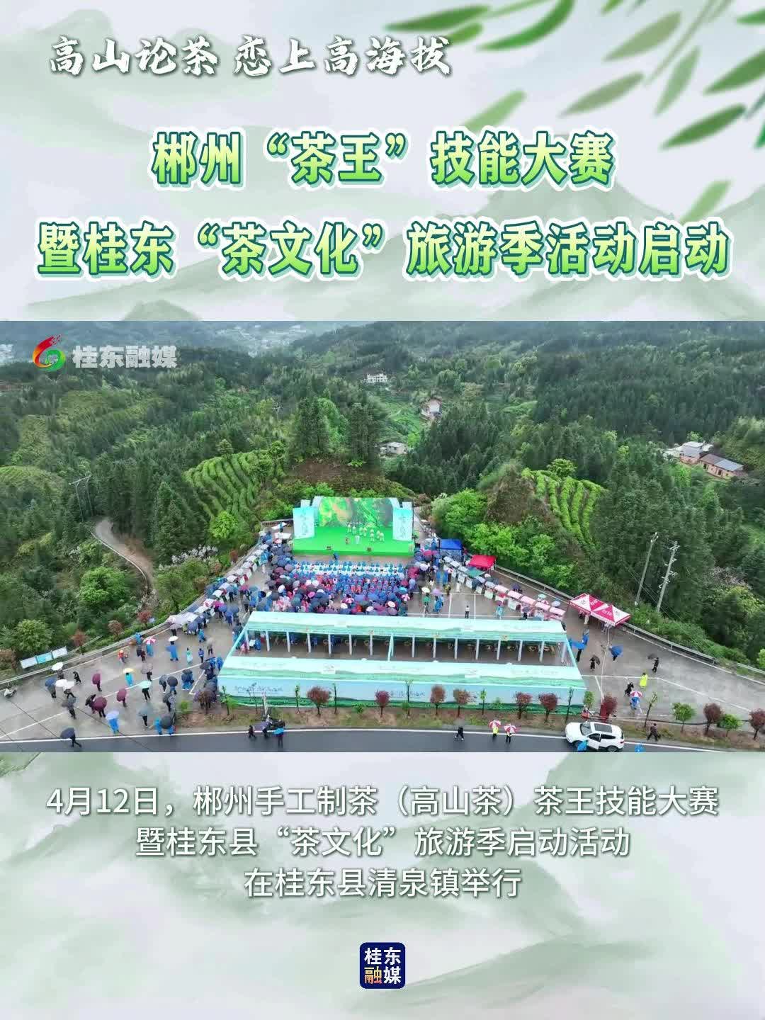 高山论茶 恋上高海拔郴州茶王大赛暨桂东“茶文化”旅游季活动启动