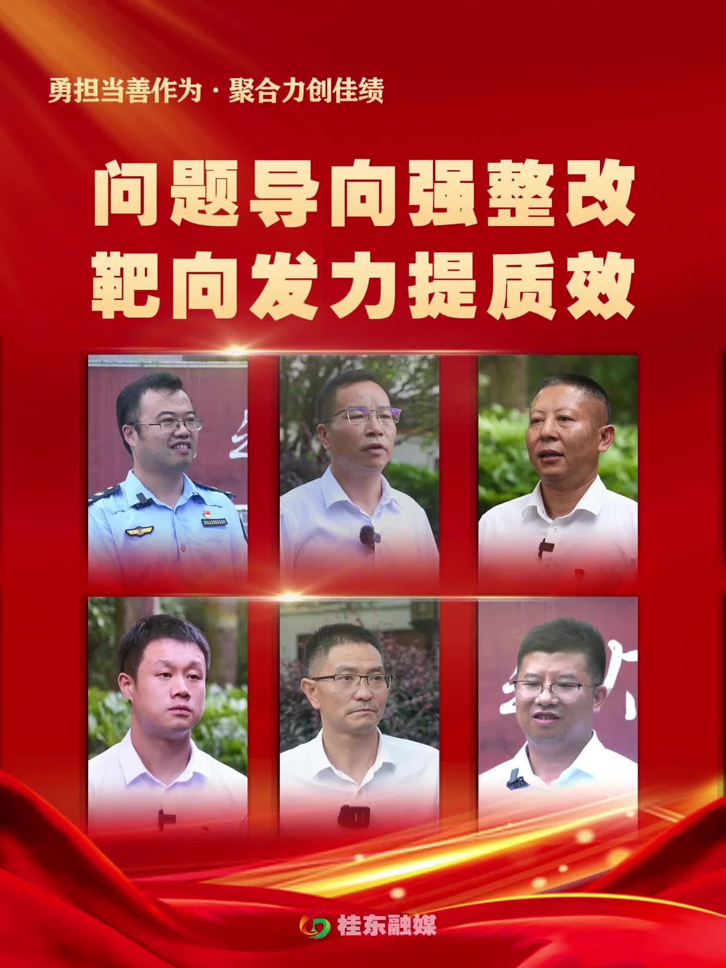 勇担当善作为·聚合力创佳绩|问题导向强整改 靶向发力提质效