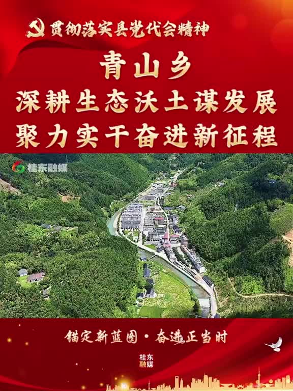 锚定新蓝图·奋进正当时 | 青山乡：深耕生态沃土谋发展 聚力实干奋进新征程