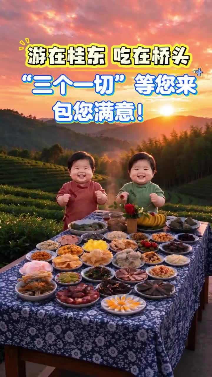 小胖避暑记 | 游在桂东，吃在桥头！“三个一切”等您来，包您满意！