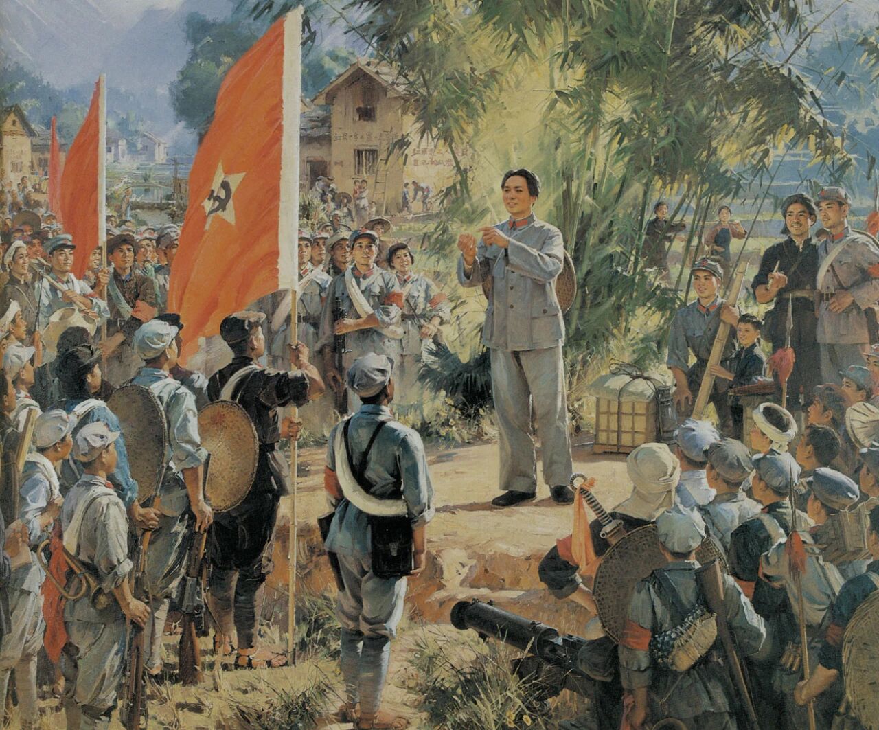 桂东“第一军规颁布地”入编国家级画本