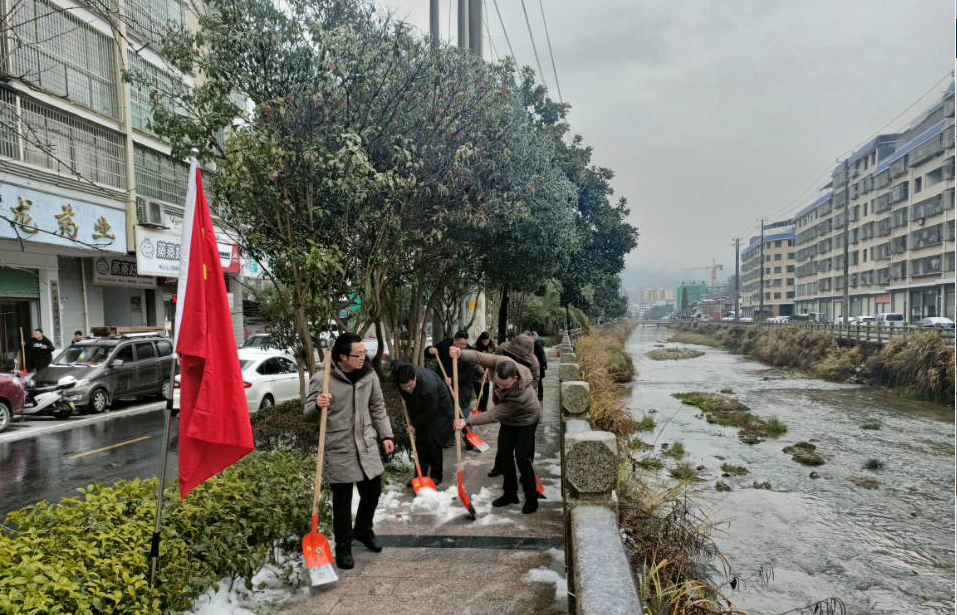 沤江镇：众志成城 共御冰雪