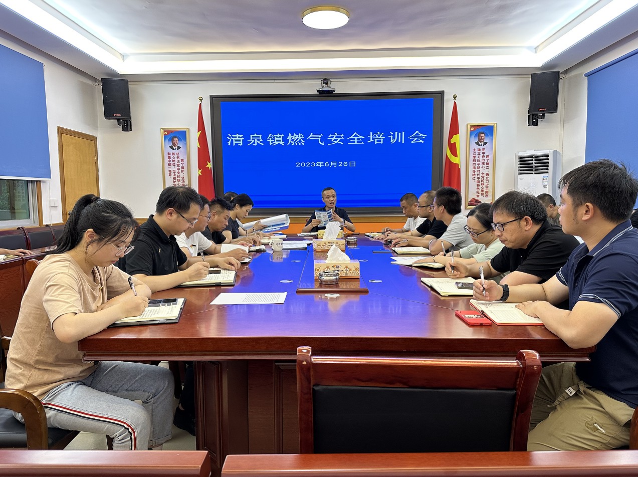 清泉镇：开展燃气安全大宣教大排查