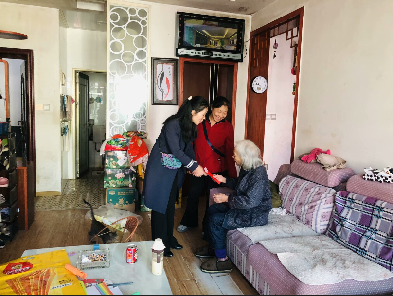 沤江金田：九九重阳节 关爱暖人心