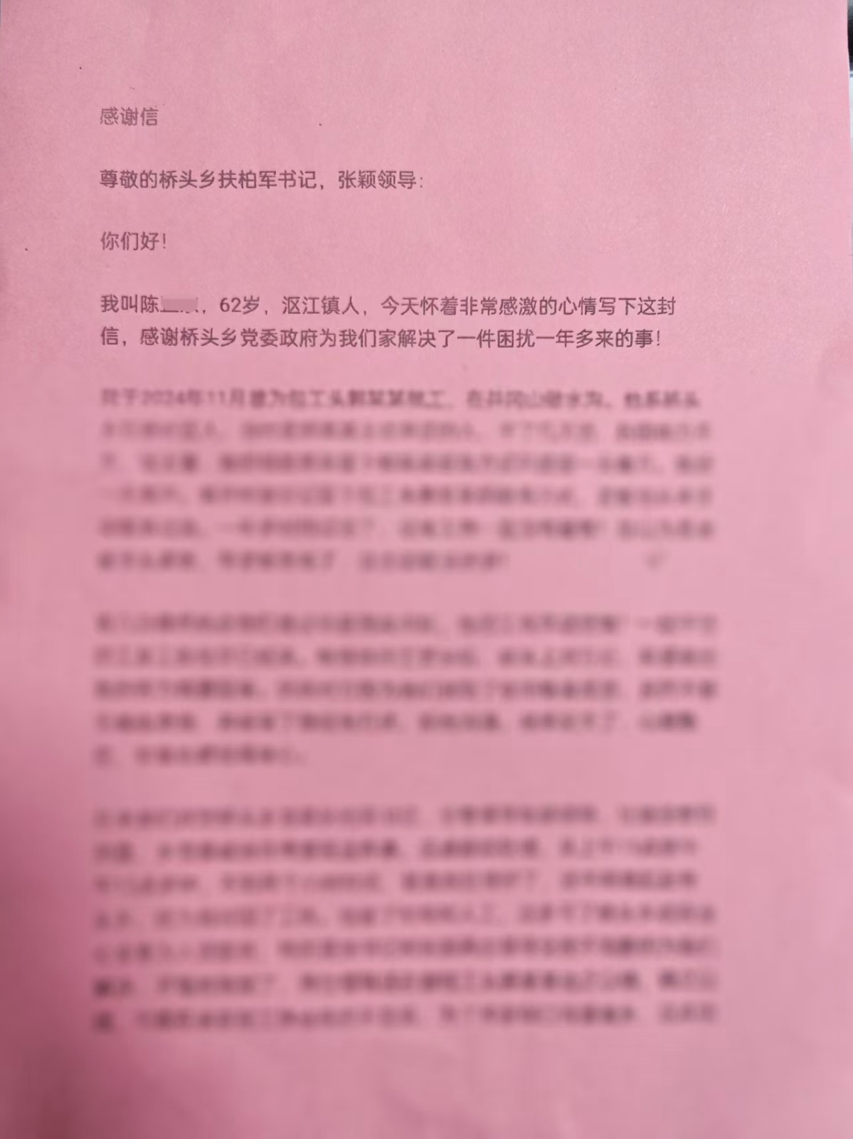 桂东县桥头乡：高效化解讨薪难题  暖心服务获群众致谢