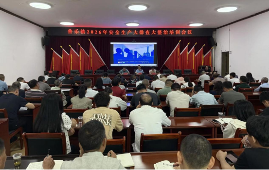 普乐镇：织密安全防护网 筑牢平安防护墙